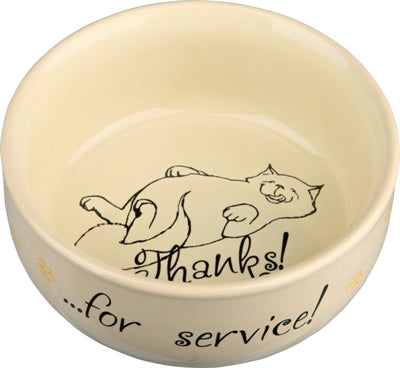Trixie Voerbak Thanks For Service Assorti 15 CM 0,3 LTR - 0031 Shop