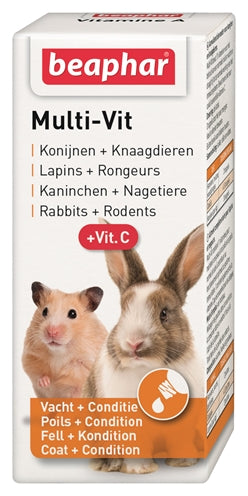 Beaphar Multi-Vitamine Knaagdier En Konijnen 20 ML - 0031 Shop