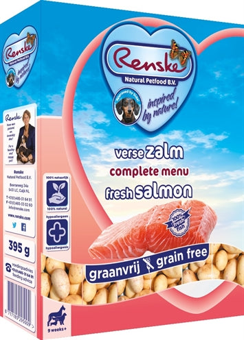 Renske Vers Vlees Zalm Graanvrij 395 GR (10 stuks) - 0031 Shop