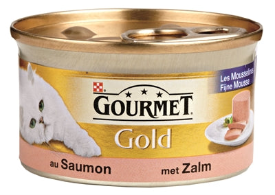 Gourmet Gold Fijne Mousse Zalm 85 GR (24 stuks) - 0031 Shop