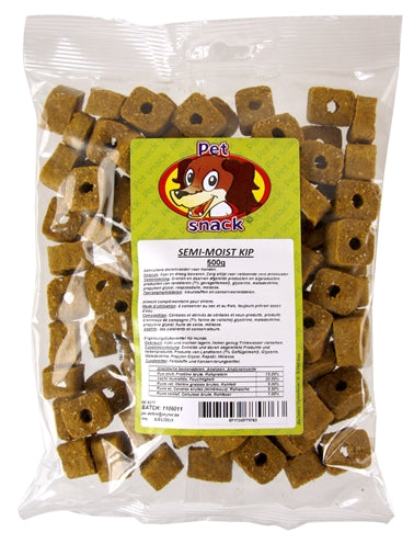 Petsnack Semi-Moist Kip 500 GR (10 stuks) - 0031 Shop
