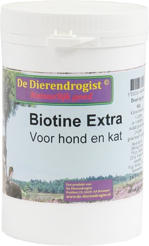 Dierendrogist Biotine Poeder+Kruiden Voor Hond En Kat 200 GR - 0031 Shop