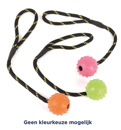 Happy Pet Tough Toys Rubber Bal Studded Aan 31,5X5,5X5,5 CM - 0031 Shop