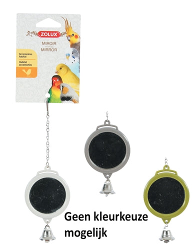 Zolux Spiegel Rond Met Bel Assorti 5,5X1X16,5 CM - 0031 Shop