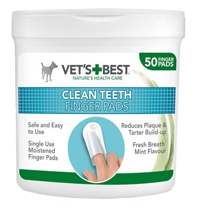 Vets Best Clean Teeth Finger Pads 50 ST - 0031 Shop