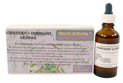 World Of Herbs Fytotherapie Agressief / Dominant Gedrag 50 ML - 0031 Shop