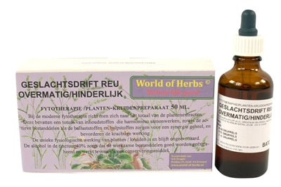 World Of Herbs Fytotherapie Overmatige Geslachtsdrift Reu 50 ML - 0031 Shop