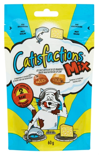 Catisfactions Mix Zalm/Kaas 60 GR - 0031 Shop