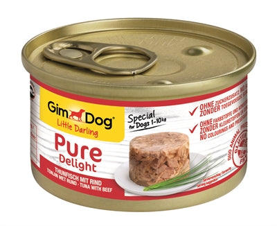 Gimdog Little Darling Pure Delight Tonijn / Rund 85 GR (12 stuks) - 0031 Shop