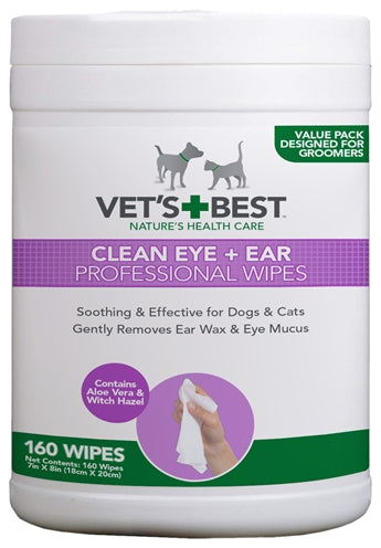 Vets Best Clean Ear / Eye Wipes Hond 160 ST - 0031 Shop