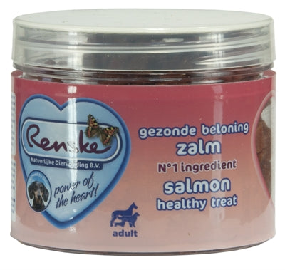 Renske Hond Gezonde Beloning Mini Hartjes Zalm 100 GR - 0031 Shop
