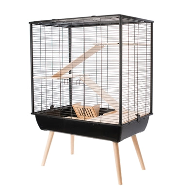 Zolux Neo Cosy Knaagdierkooi Large Zwart 78X48X80 CM - 0031 Shop