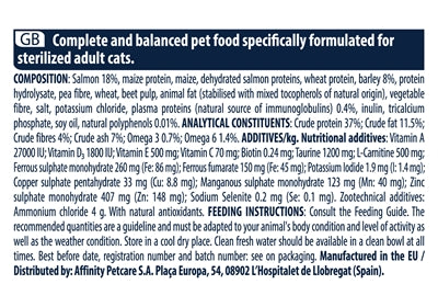 Advance Cat Sterilized Sensitive Salmon - 0031 Shop
