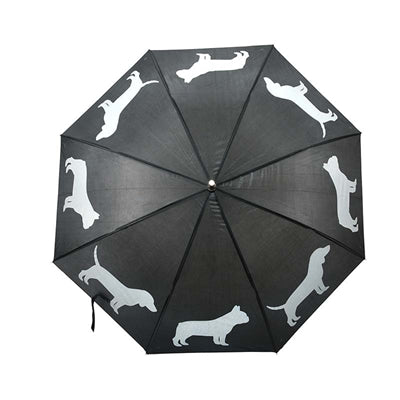 Merkloos Paraplu Honden Reflecterend / Zwart 85 CM - 0031 Shop