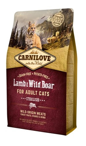 Carnilove Lamb / Wild Boar Sterilised - 0031 Shop