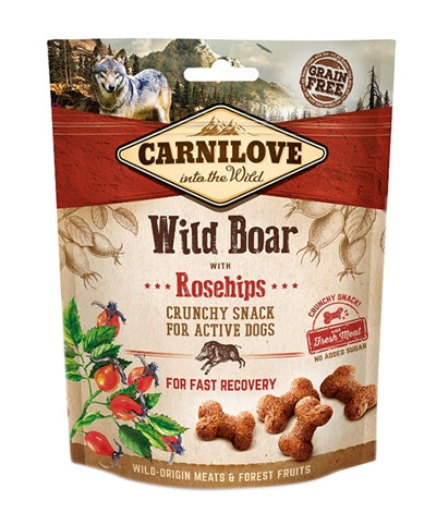 Carnilove Crunchy Snack Everzwijn / Rozenbottel 200 GR - 0031 Shop