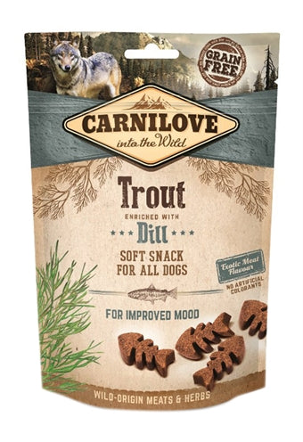 Carnilove Soft Snack Forel / Dille 200 GR - 0031 Shop