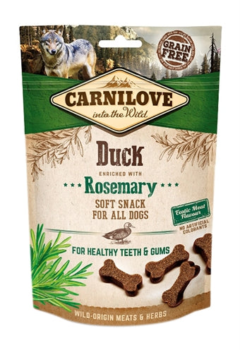 Carnilove Soft Snack Eend / Rozemarijn 200 GR - 0031 Shop