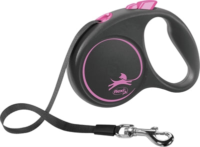 Flexi Rollijn Black Design Tape Roze - 0031 Shop