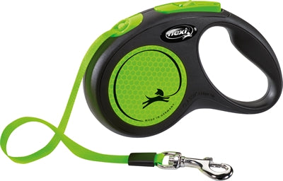 Flexi Rollijn New Neon Tape Zwart / Neon Groen - 0031 Shop