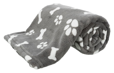 Trixie Hondendeken Kenny Fleece Bot / Pootjes Grijs - 0031 Shop