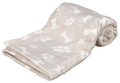 Trixie Hondendeken Kenny Fleece Bot / Pootjes Beige 75X50 CM - 0031 Shop