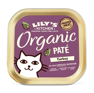 Lily's Kitchen Cat Organic Turkey Pate 19X85 GR - 0031 Shop