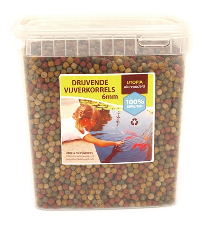 Utopia Diertotaal Vijverkorrel Drijvend 6 MM 2 KG - 0031 Shop