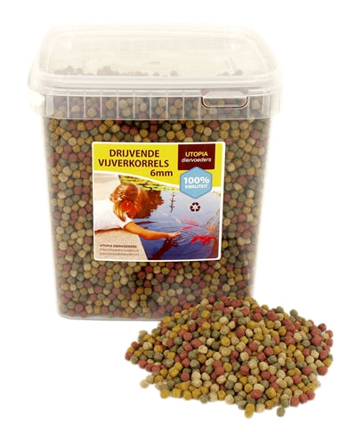 Utopia Diertotaal Vijverkorrel Drijvend 6 MM 2 KG - 0031 Shop