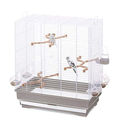 Imac Vogelkooi Carlotta Taupe / Wit 50X30X56 CM - 0031 Shop