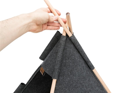 Trixie Kattenmand Tipi Vilt Antraciet 55X55X65 CM - 0031 Shop