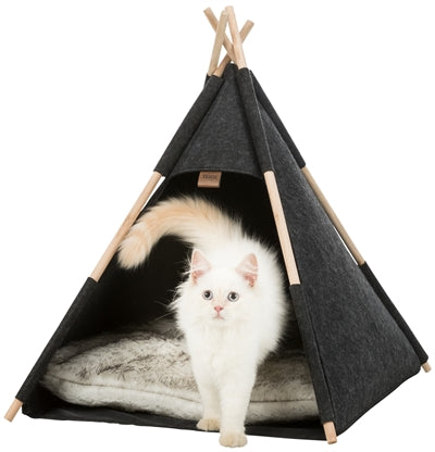 Trixie Kattenmand Tipi Vilt Antraciet 55X55X65 CM - 0031 Shop