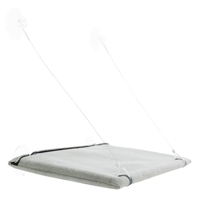 Trixie Kattenmand Hangmat Raam Velours Grijs 50X30 CM - 0031 Shop