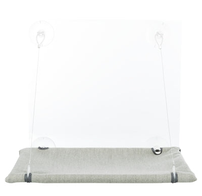 Trixie Kattenmand Hangmat Raam Velours Grijs 50X30 CM - 0031 Shop