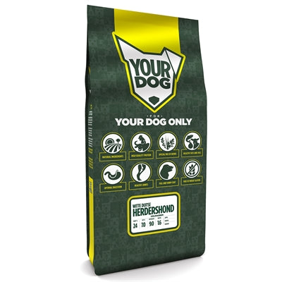 Yourdog Witte Duitse Herdershond Volwassen 12 KG - 0031 Shop