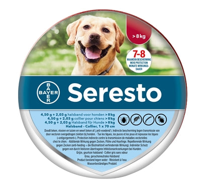 Bayer Seresto Teken- En Vlooienband Grote Hond VANAF 8 KG 70 CM - 0031 Shop
