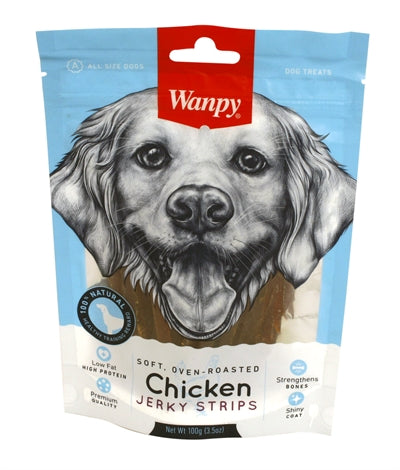 Wanpy Soft Oven-Roasted Chicken Jerky Strips - 0031 Shop