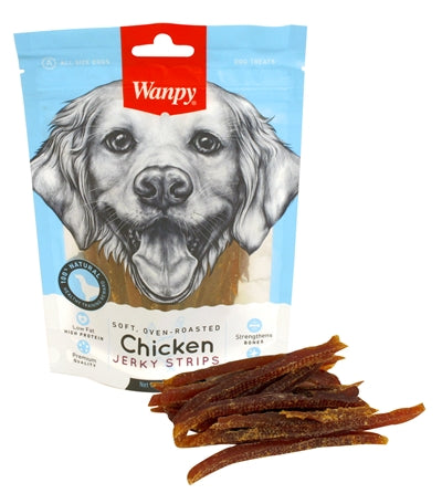 Wanpy Soft Oven-Roasted Chicken Jerky Strips - 0031 Shop