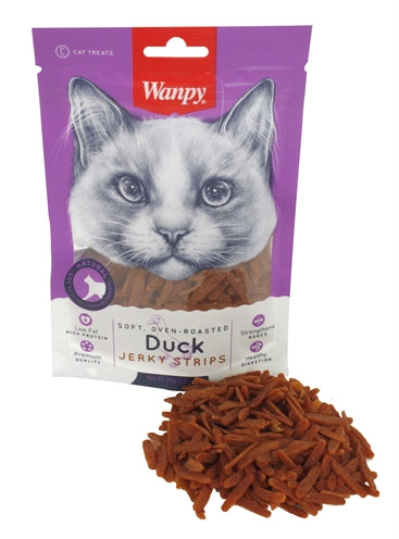 Wanpy Soft Oven-Roasted Duck Jerky Strips 80 GR - 0031 Shop