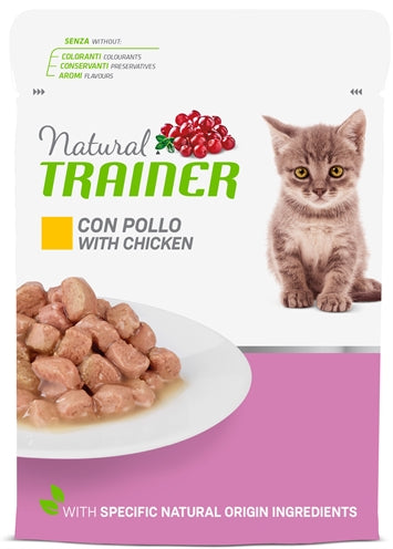 Natural Trainer Cat Kitten / Junior Chicken Pouch 12X85 GR - 0031 Shop