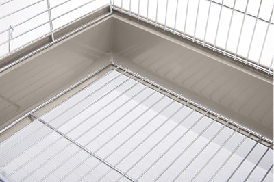 Imac Vogelkooi Irene 3 Taupe / Wit 50X30X48 CM - 0031 Shop