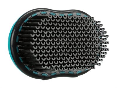 Trixie Textielborstel Zwart / Turquoise 7X10 CM - 0031 Shop