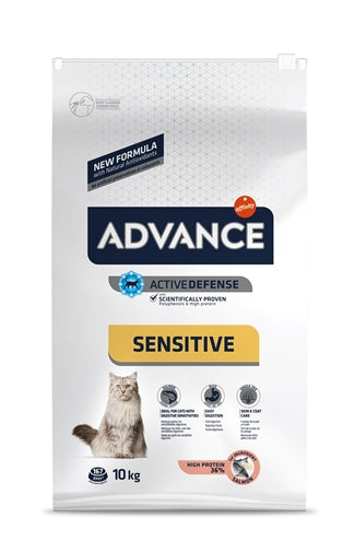 Advance Cat Sensitive Salmon 10 KG - 0031 Shop