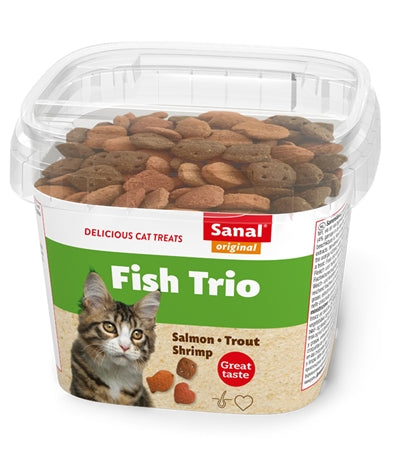 Sanal Cat Fish Trio Snacks Cup 75 GR - 0031 Shop