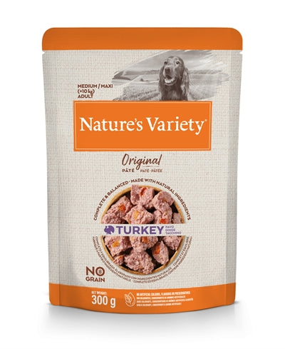 Natures Variety Original Adult Medium / Maxi Pouch Turkey No Grain 300 GR - 0031 Shop