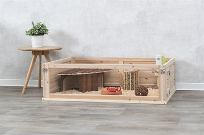 Trixie Indoor Ren Cavia Hout / Plexiglas - 0031 Shop