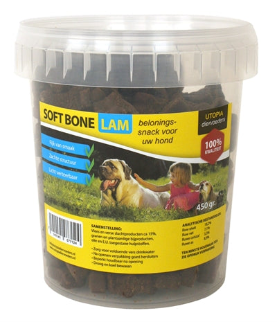 Utopia Diertotaal Soft Bones Lam 450 GR - 0031 Shop