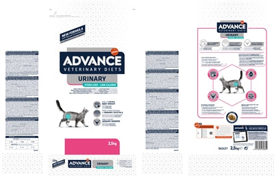 Advance Veterinary Diet Cat Urinary Sterilized Low Calory 2,5 KG - 0031 Shop
