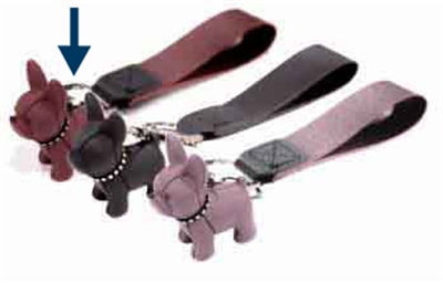 Croci Sleutelhanger Bulldog Rood 4 CM - 0031 Shop