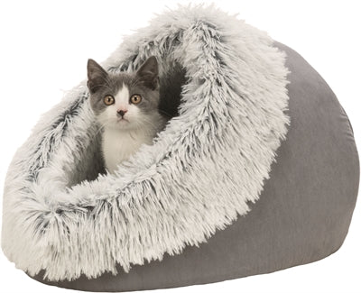 Trixie Kattenmand Iglo Harvey Grijs / Wit-Zwart 41X35X26 CM - 0031 Shop